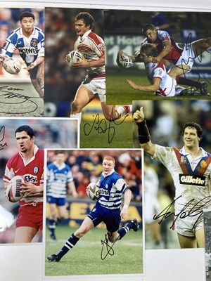 Lot 284 - RUGBY LEAGUE - SIGNED PHOTOGRAPHS.