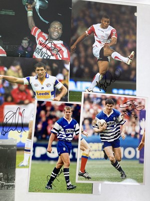 Lot 284 - RUGBY LEAGUE - SIGNED PHOTOGRAPHS.