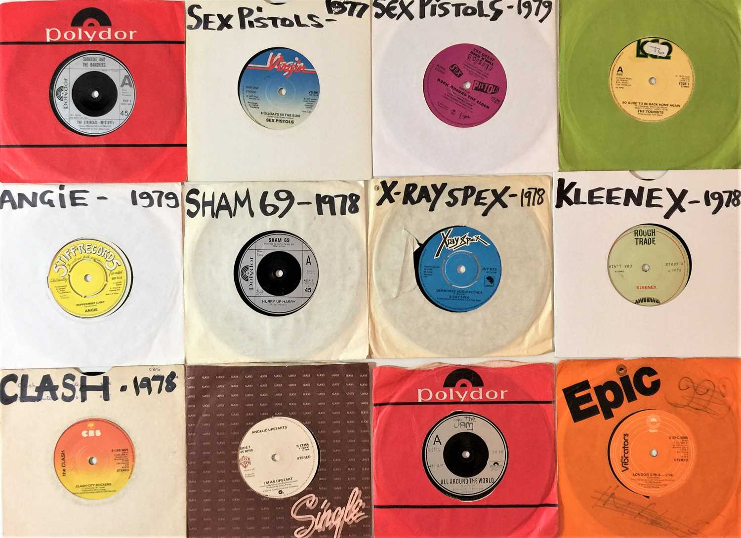 Lot 163 - Punk 7" - 1976 To 1979