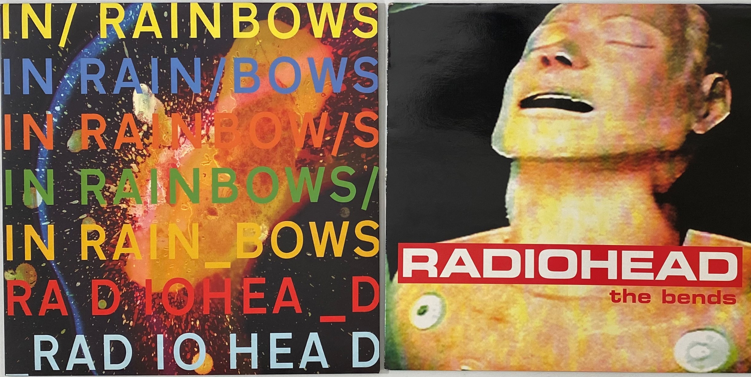 Radiohead Core Lot 61 - RADIOHEAD - THE BENDS/ IN RAINBOWS LP PACK