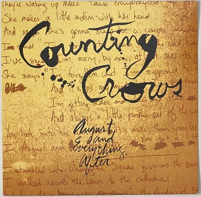 Lot 135 - COUNTING CROWS - AUGUST AND EVERYTHING AFTER LP (1993 OG - GEFFEN GEF24528)