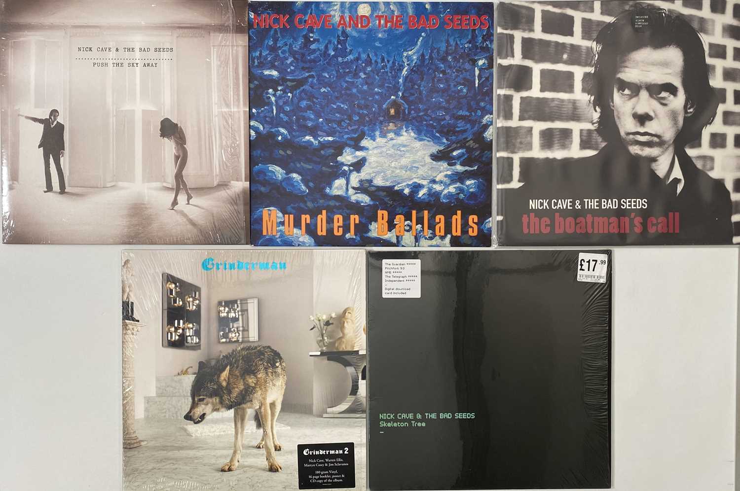 Lot 139 - NICK CAVE AND RELATED - LP PACK