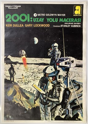 Lot 139 - 2001: A SPACE ODYSSEY TURKISH FILM POSTER (1968).