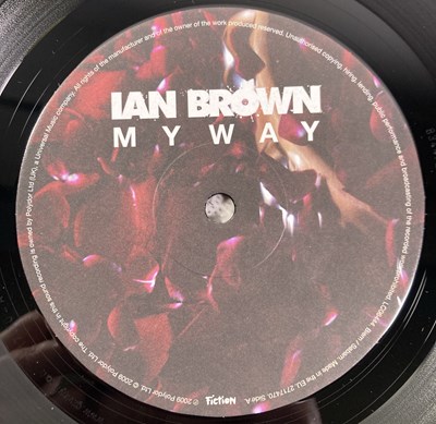 Lot 150 - IAN BROWN - MY WAY LP (2009 ALBUM - FICTION 2717470)