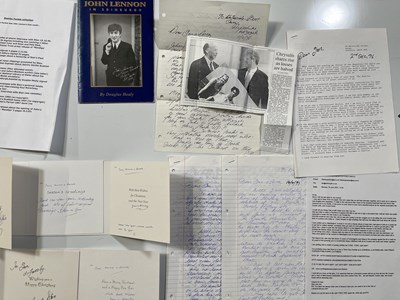 Lot 356 - BEATLES INTEREST - STANLEY PARKES EPHEMERA.