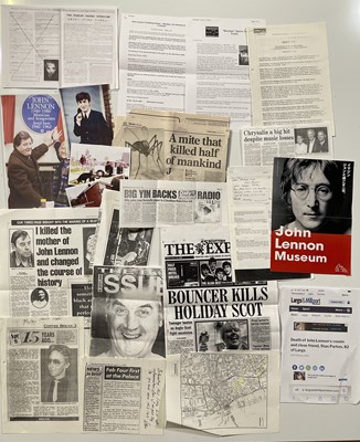 Lot 356 - BEATLES INTEREST - STANLEY PARKES EPHEMERA.