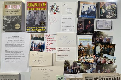 Lot 421 - THE BEATLES INTEREST - QUARRYMEN MEMORABILIA.