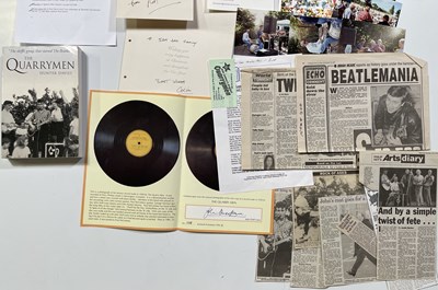 Lot 421 - THE BEATLES INTEREST - QUARRYMEN MEMORABILIA.