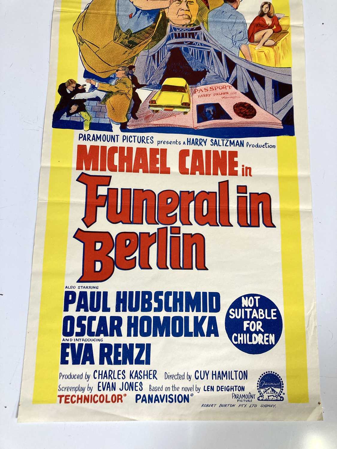 Lot 142 FUNERAL IN BERLIN (1966) MICHAEL CAINE