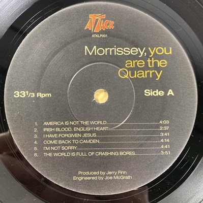 Lot 151 - MORRISSEY - YOU ARE THE QUARRY LP (2004 UK OG - ATTACK RECORDS ATKLP 001)