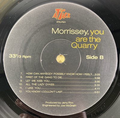 Lot 151 - MORRISSEY - YOU ARE THE QUARRY LP (2004 UK OG - ATTACK RECORDS ATKLP 001)