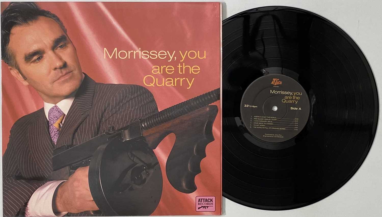 Lot 151 - MORRISSEY - YOU ARE THE QUARRY LP (2004 UK OG - ATTACK RECORDS ATKLP 001)