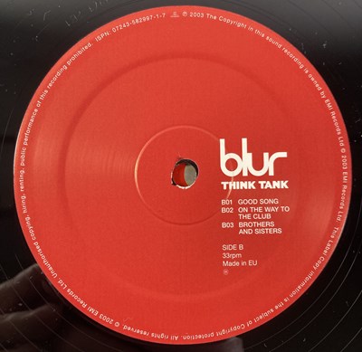 Lot 154 - BLUR - THINK TANK LP (2003 UK/ EU OG - PARLOPHONE 07243-582997-1-7