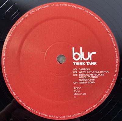 Lot 154 - BLUR - THINK TANK LP (2003 UK/ EU OG - PARLOPHONE 07243-582997-1-7