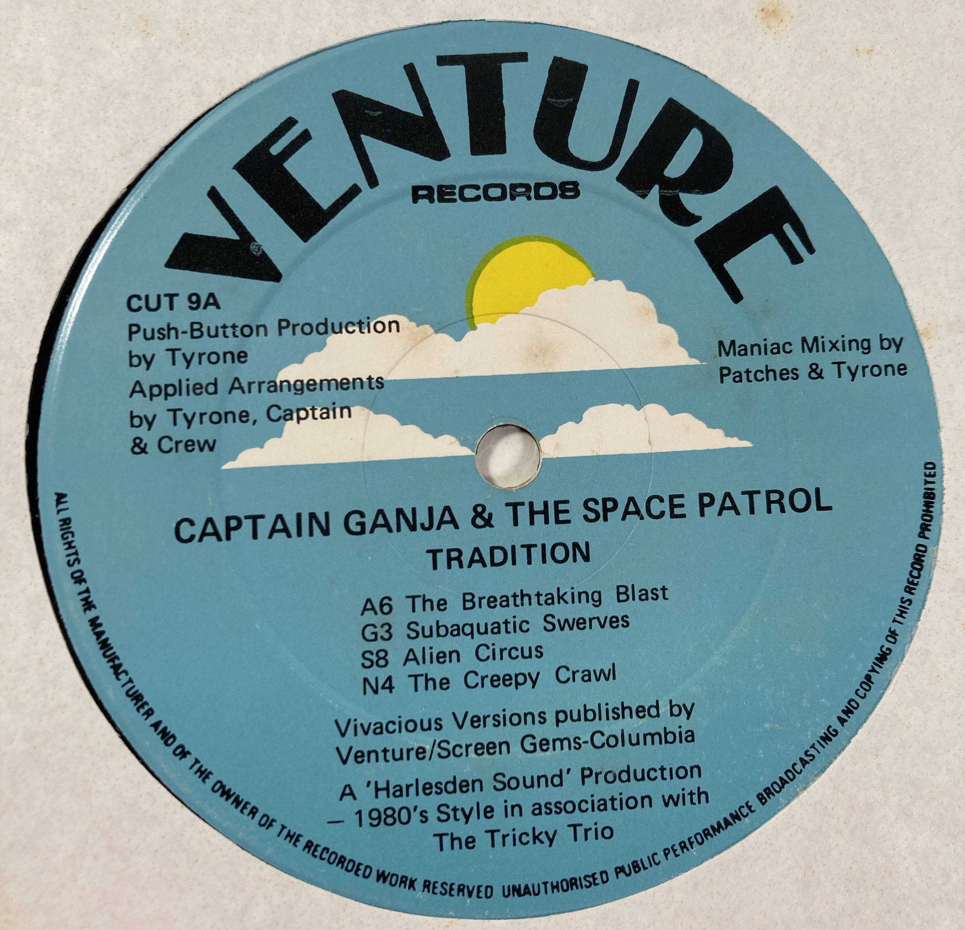 Lot 3 - TRADITION - CAPTAIN GANJA AND THE SPACE PATROL