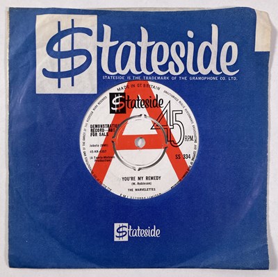 Lot 12 - THE MARVELETTES - YOU'RE MY REMEDY (STATESIDE SS 334 - DEMO)