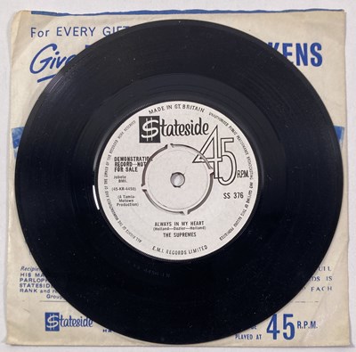 Lot 13 - THE SUPREMES - COME SEE ABOUT ME (DEMO - SS 376)