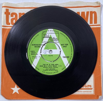 Lot 14 - ISLEY BROTHERS - TAKE ME IN YOUR ARMS (ROCK ME A LITTLE WHILE) 7" (DEMO - TMG 652)