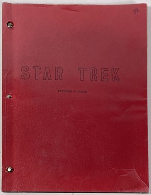 Lot 229 - STAR TREK - PATTERNS OF FORCE - ORIGINAL 1967 SCRIPT.