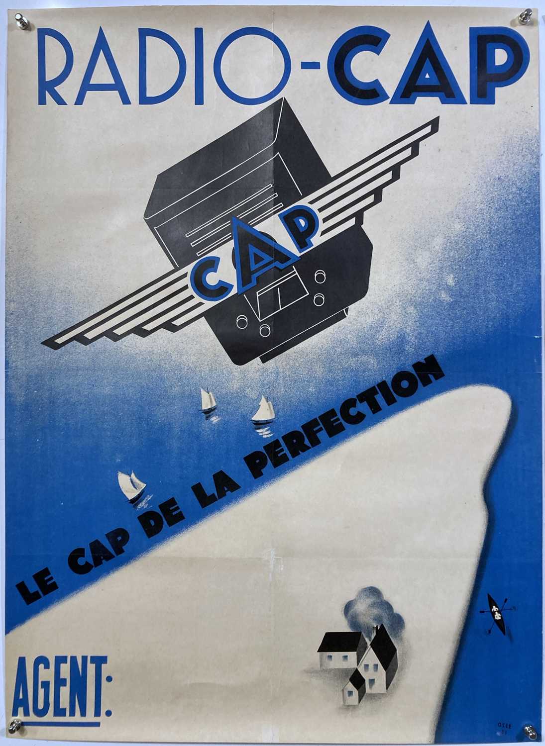 Lot 214 - ADVERTISING POSTERS - 'RADIO CAP' - FRANCE C 1960S. ﻿