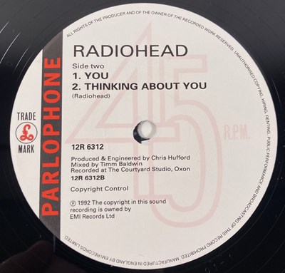 Lot 15 - RADIOHEAD - DRILL EP 12" (UK OG - PARLOPHONE 12R 6312)