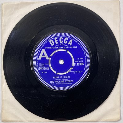 Lot 151 - THE ROLLING STONES - PAINT IT BLACK (DEMO - DECCA - F.12395)