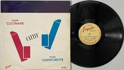 Lot 21 - JOHN COLTRANE/ PAUL QUINICHETTE - CATTIN' LP (UK ESQUIRE - 32-101)