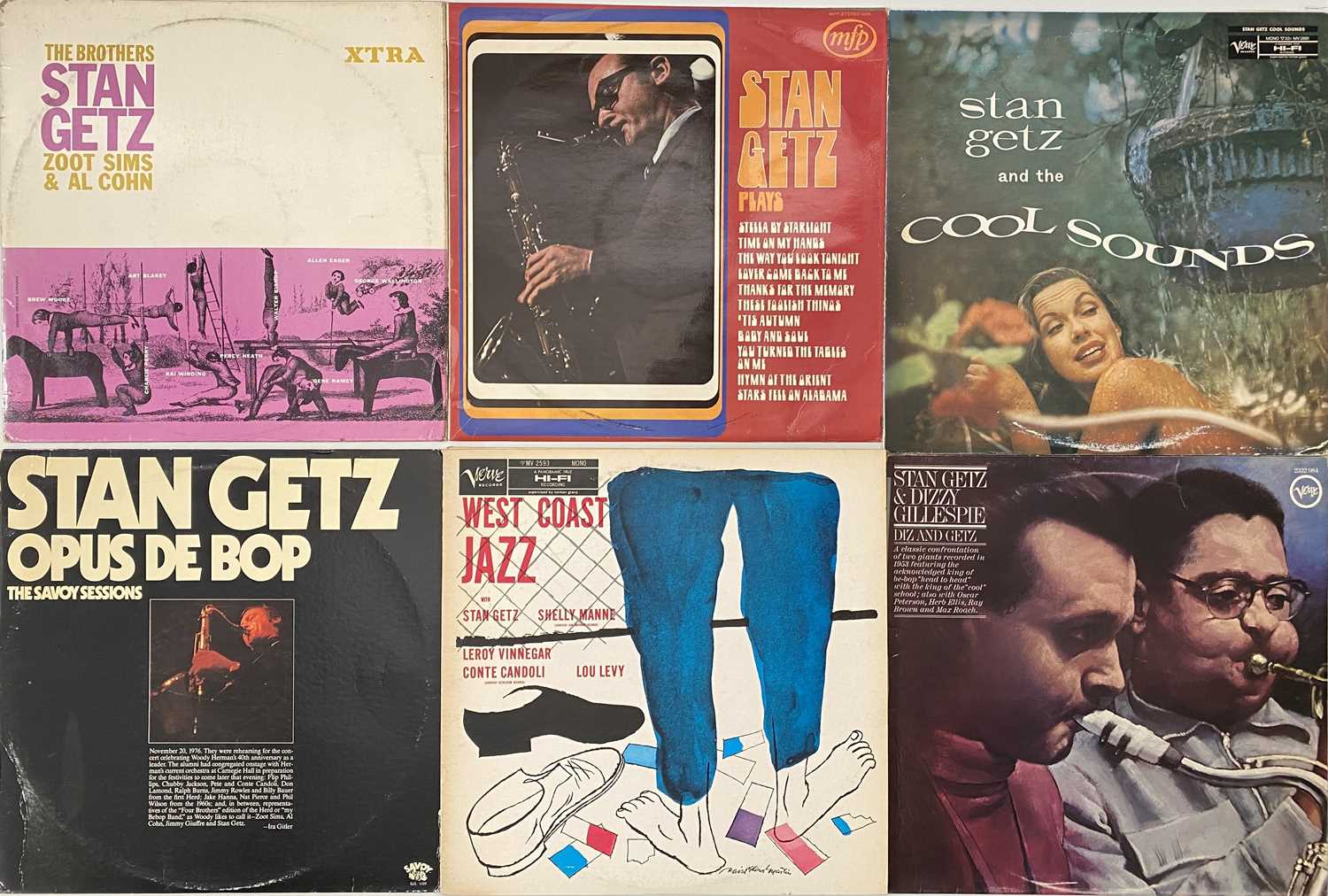 Lot 24 - TUBBY HAYES/ STAN GETZ - LP COLLECTION