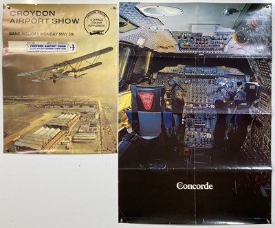 Lot 225 - POSTERS - TRAVEL / AUTOMOBILES ETC INC CONCORDE.