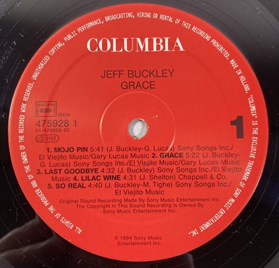 Lot 161 - JEFF BUCKLEY - GRACE (COLUMBIA 475928 1)