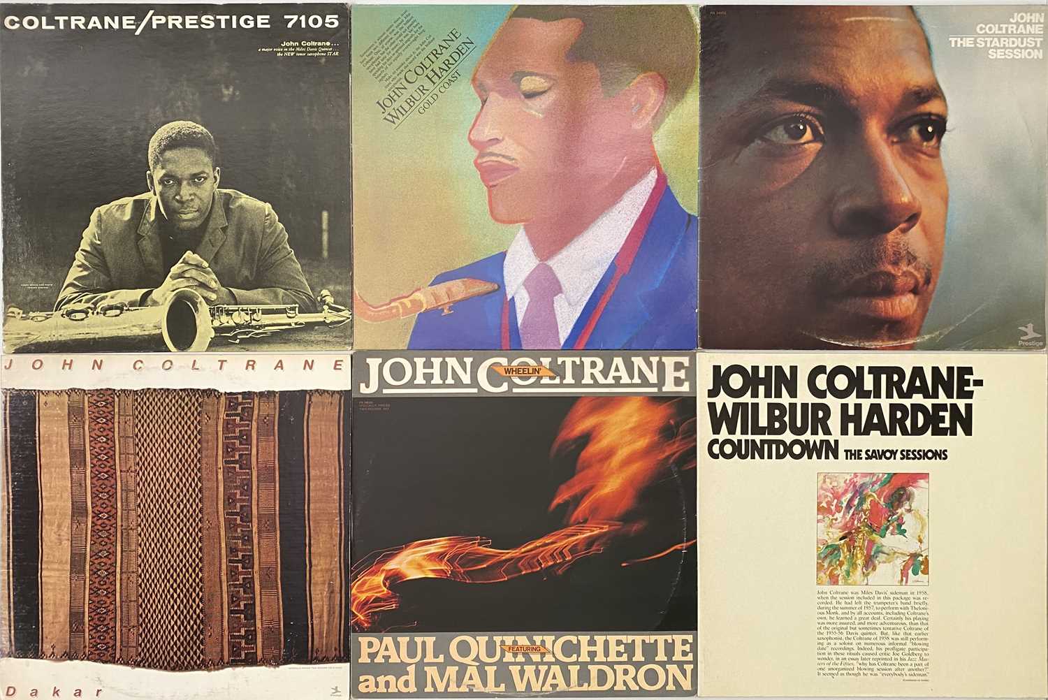 Lot 31 - COLTRANE/ COLEMAN/ PEPPER - JAZZ SAX LPs