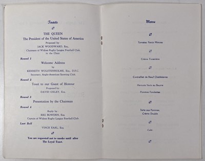 Lot 31 - EVERTON INTEREST - DIXIE DEAN & MORE SIGNED SPORTING CLUB DINNER MENU.