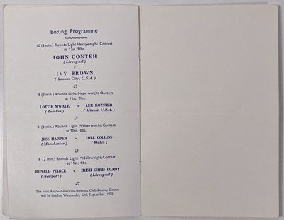 Lot 31 - EVERTON INTEREST - DIXIE DEAN & MORE SIGNED SPORTING CLUB DINNER MENU.