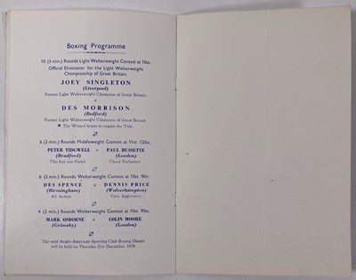 Lot 31 - EVERTON INTEREST - DIXIE DEAN & MORE SIGNED SPORTING CLUB DINNER MENU.