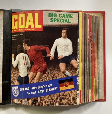 Lot 39 - APPROX 197 FOOTBALL MAGAZINES (GOAL, FOOTBALL WEEKLY)