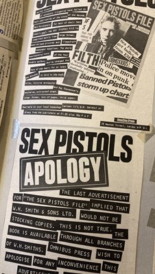 Lot 264 - SEX PISTOLS AND PIL SCRAPBOOKS