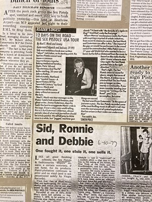 Lot 264 - SEX PISTOLS AND PIL SCRAPBOOKS