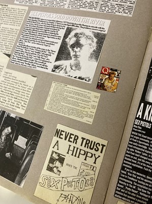 Lot 264 - SEX PISTOLS AND PIL SCRAPBOOKS