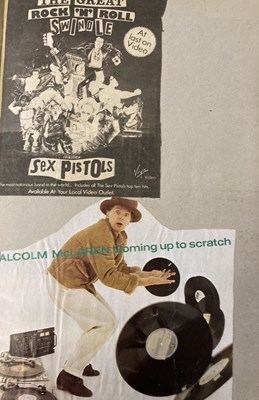 Lot 264 - SEX PISTOLS AND PIL SCRAPBOOKS