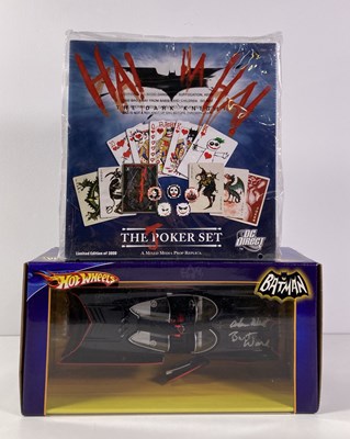 Lot 114 - BATMAN - COLLECTABLES INC SIGNED ADAM WEST / BURT WARD HOT WHEELS.