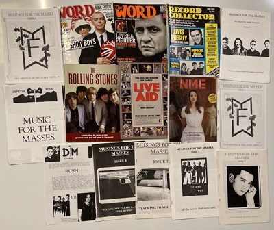 Lot 52 - DEPECHE MODE - MAGAZINES, PROGRAMMES, POSTERS.