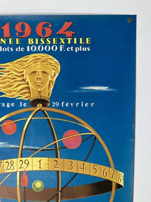 Lot 229 - VINTAGE FRENCH LOTERIE NATIONALE POSTER - ART BY LESOURT.