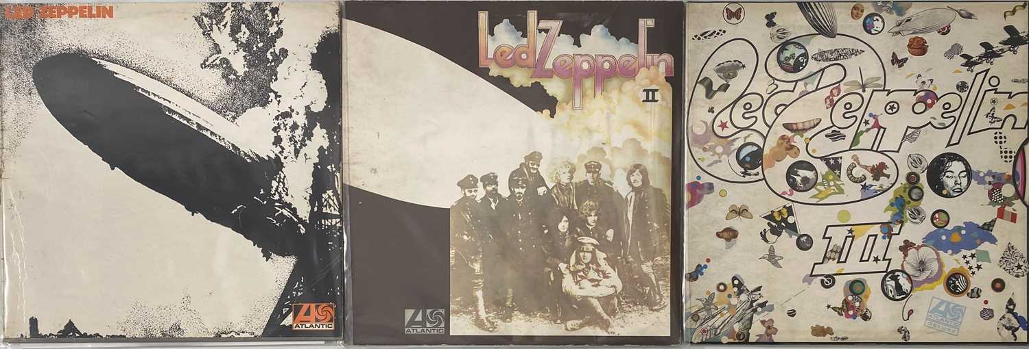 Lot 202 - LED ZEPPELIN - PLUM ATLANTIC LABELS - LP PACK