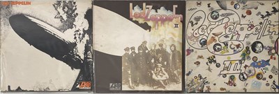 Lot 202 - LED ZEPPELIN - PLUM ATLANTIC LABELS - LP PACK