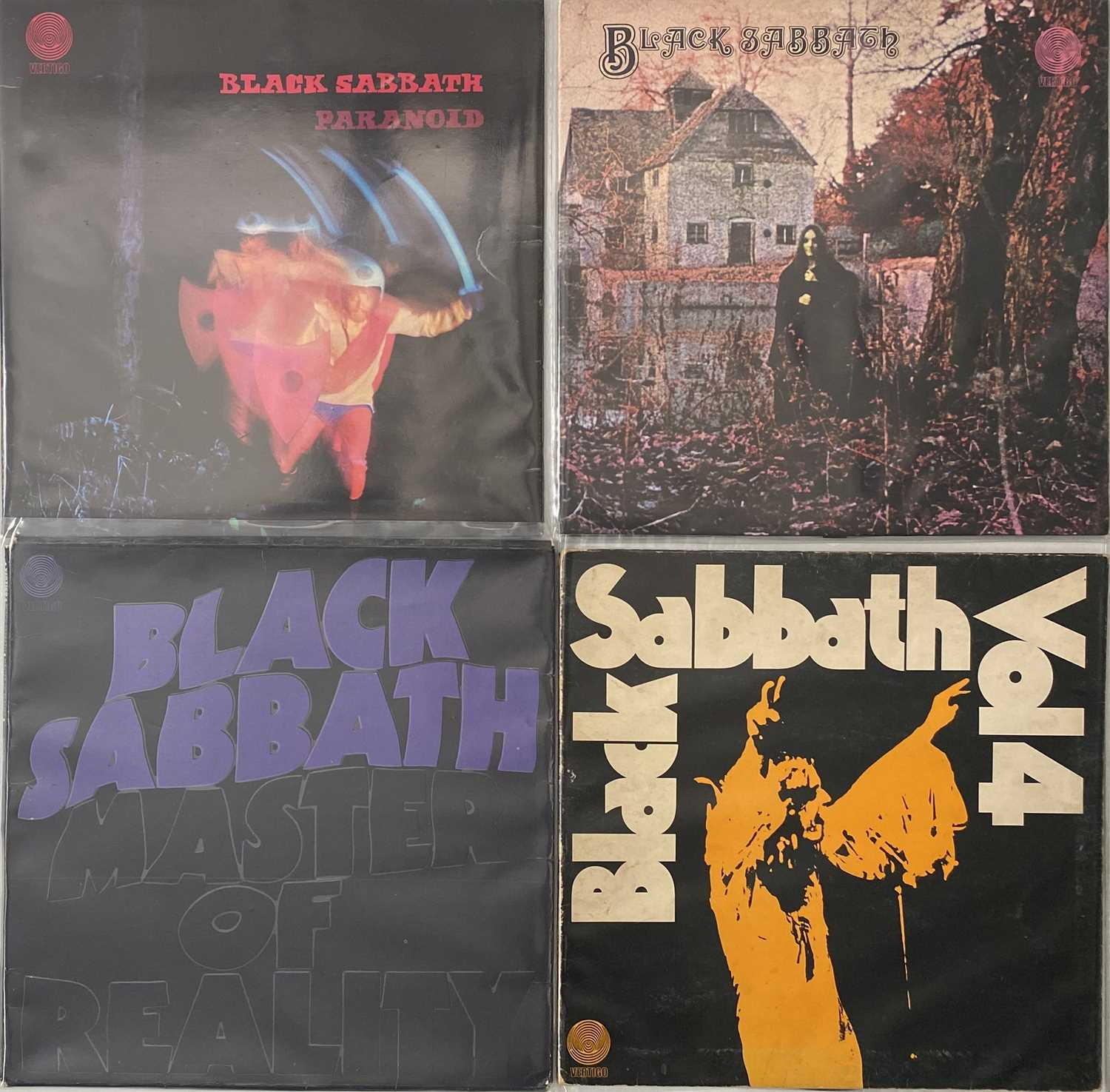 Lot 203 - BLACK SABBATH - VERTIGO SWIRL - LP PACK