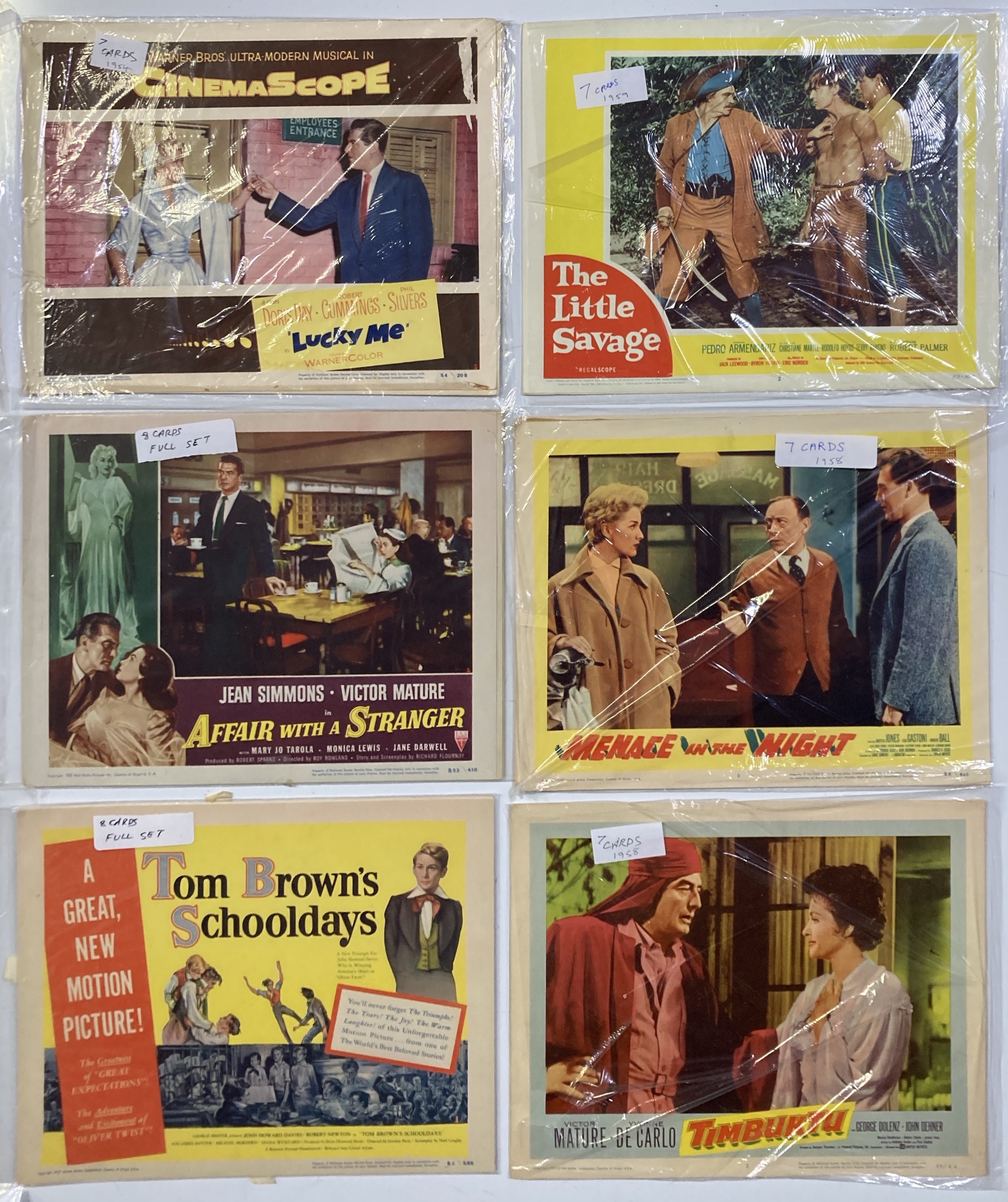 Lot 115 - Large Quantity Of C 1950s 1960s Lobby Cards.