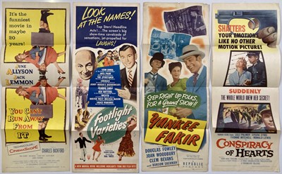 Lot 156 - US ONE SHEET POSTERS - C 1940S-1960S WITH COLLECTION OF PRESS BOOKS.