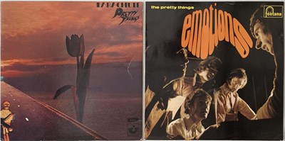 Lot 209 - THE PRETTY THINGS - EMOTIONS/PARACHUTE LPs (ORIGINAL UK COPIES)