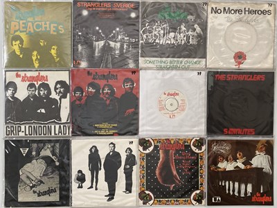 Lot 214 - STRANGLERS / RELATED - 7" COLLECTION