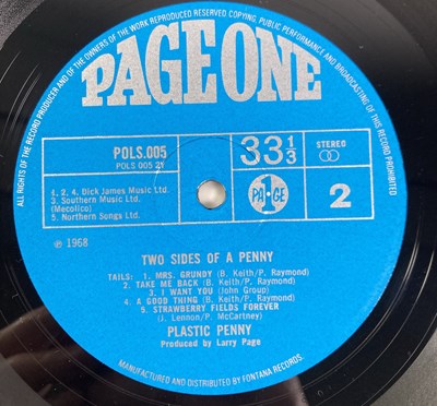 Lot 220 - PLASTIC PENNY - TWO SIDES OF A PENNY LP (ORIGINAL UK COPY - POLS 005)